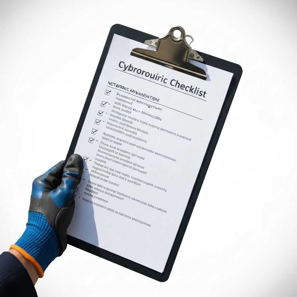 Security audit checklist for startups